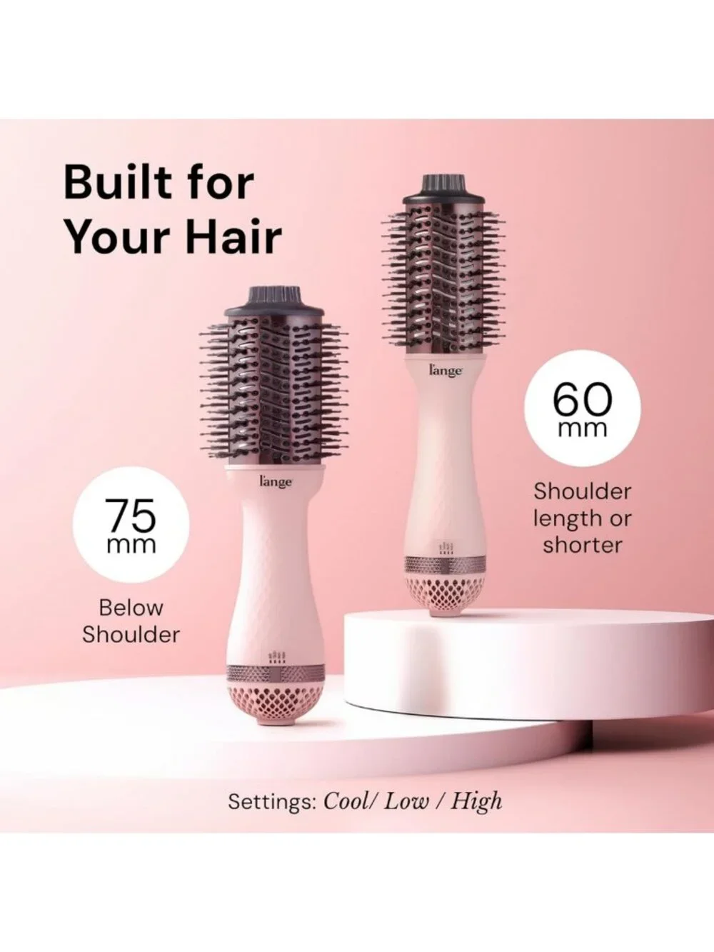 2-in-1 Titanium Blow Dryer Brush | Frizz Control & Volumizing Hot Air Styler